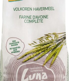 Havermeel volkoren 500 gram. Luna e Terra