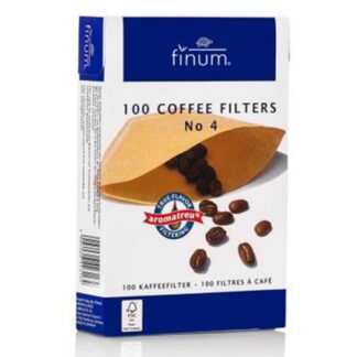 Koffie filters nr 4, 100 stuk. Finum