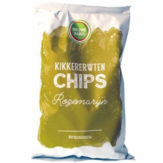 Kikkererwtenchips rozemarijn, 75 gram. Nieuwe Band
