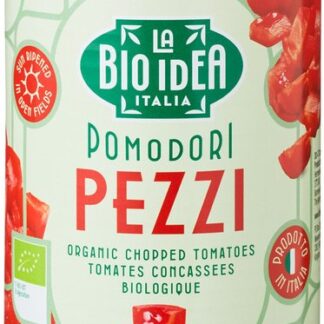Tomatenstukjes uit blik, La Bio Idea, 400 gram