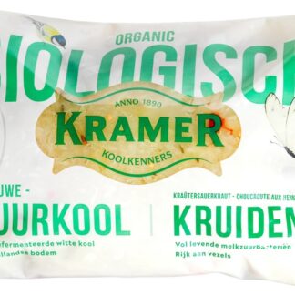 Zuurkool met kruiden, 500 gram. Kramer