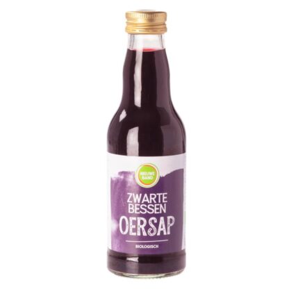 Oersap zwarte bessen. 200ml. Nieuwe Band