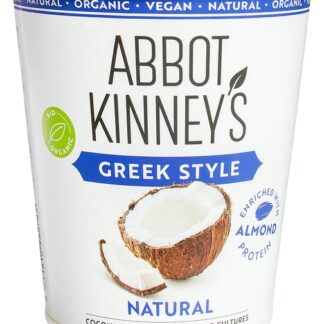 Greek style kokos naturel, 350 gram. Abbot Kinney's