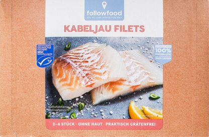 Kabeljauwfilets, 225 gram. Followfood