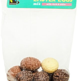 Paaseieren mix praliné, 150 gram. Happy Chocolate