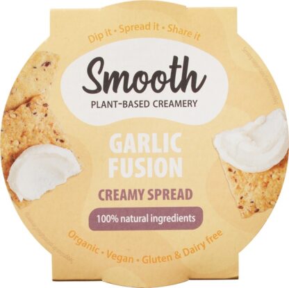 Plantaardige spread knoflook, 150 gram. Smooth