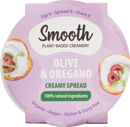 Plantaardige spread olijf oregano, 150 gram. Smooth