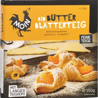 Bladerdeeg boter, 300 gram. Moin