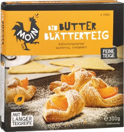 Bladerdeeg boter, 300 gram. Moin