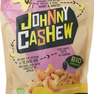 Cashewnoten Indian Curry, 100 gram. Johnny Cashew