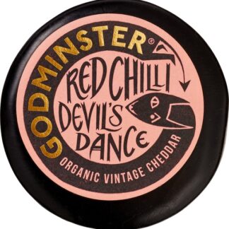 Cheddar red chilli devil's dance, 200 gram. Godminster