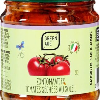 Zontomaatjes in olie, 190 gram. Green Age