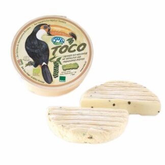 Toco , roodflora kaas met groene peperkorrels. 150 gram