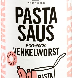 Pastasaus met venkelworst, 500ml. Brandt en Levi